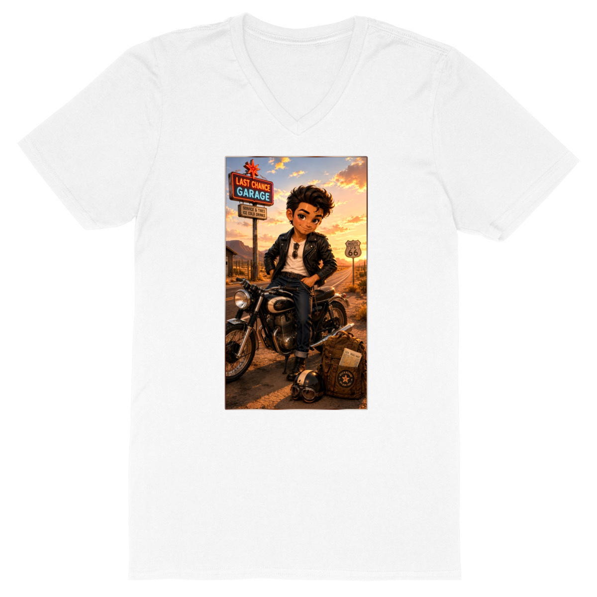 Image front Gourde Iso Biker Steven - Rockachibi