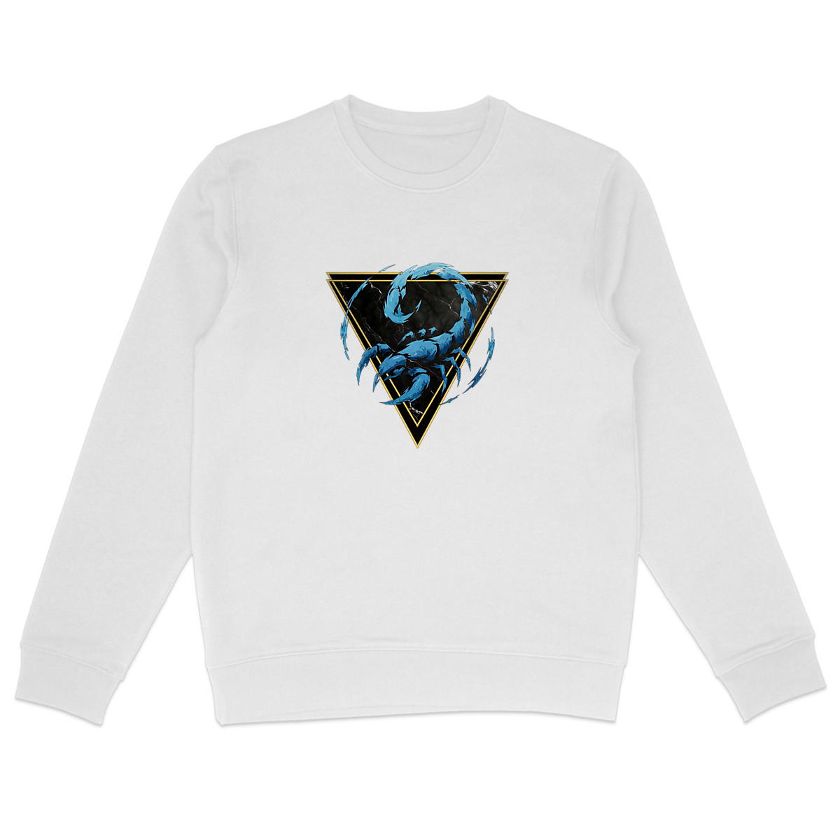Image front Sweat Léger Unisexe Scorpion Coton Bio - Style Ethnique Élément Eau