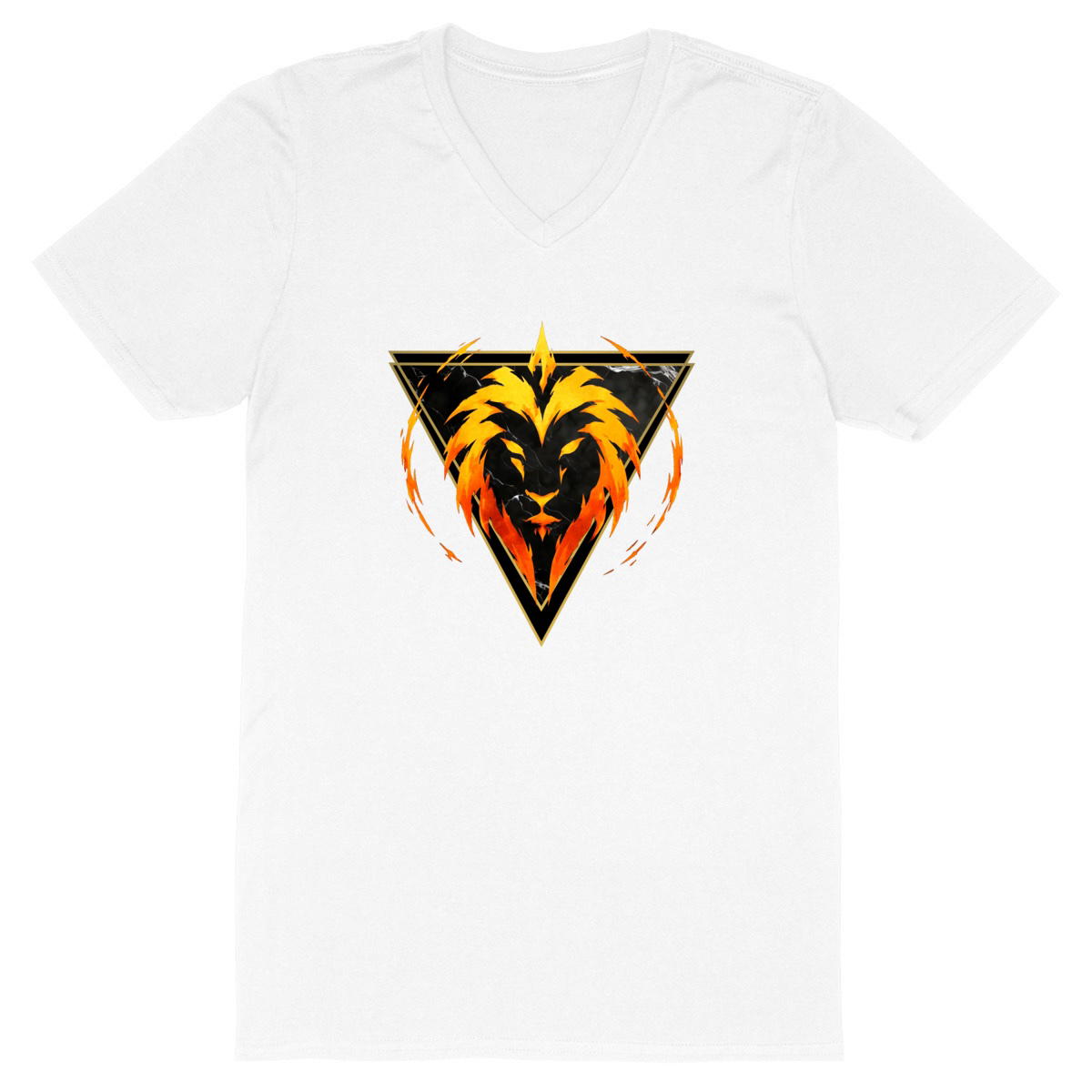 T-shirt Homme Col V - Éveillez le lion en vous avec Kek-Ina - Image