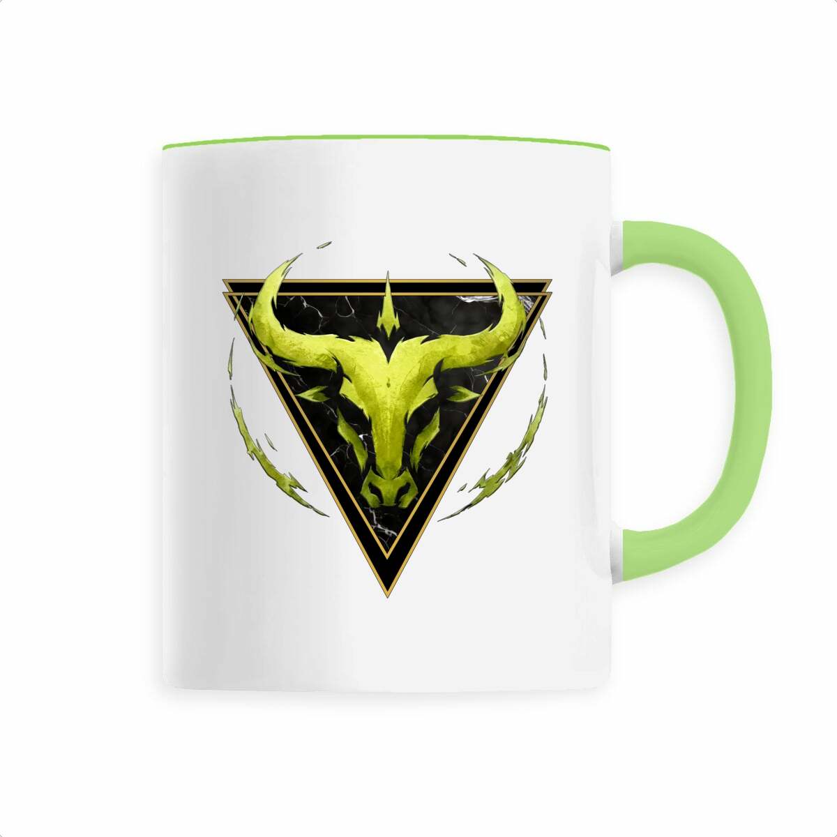 Image front Mug Céramique Taureau - Tasse Signe Astrologie Terre Idée Cadeau Originale