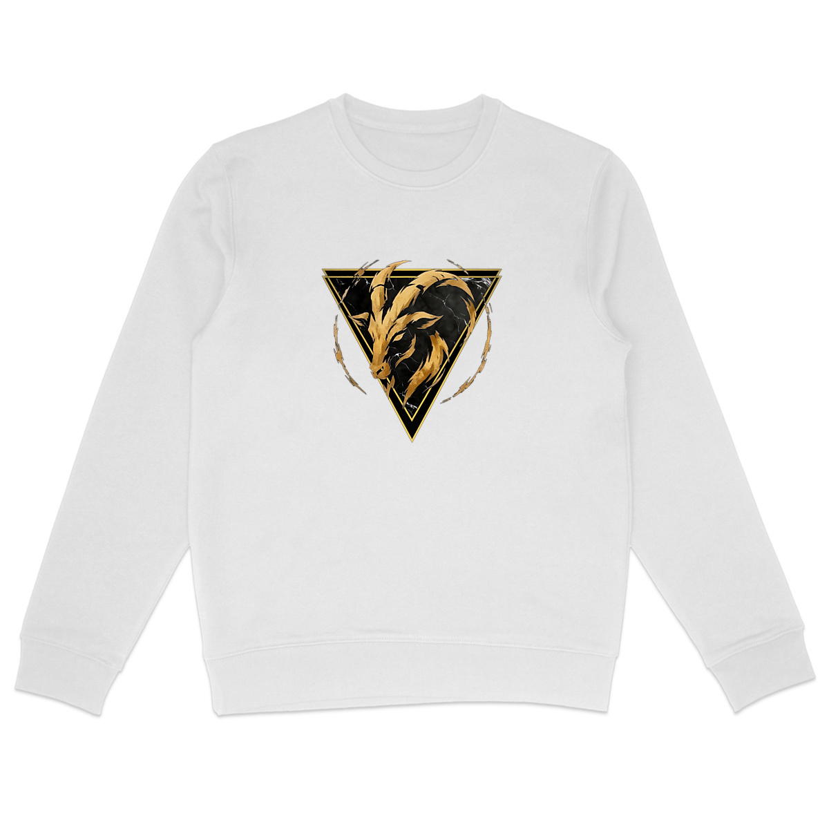 Image front Débardeur Homme Capricorne en Coton Bio - Haut Style Ethnique Élément Terre