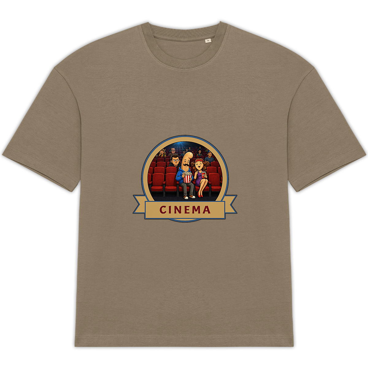 T-shirt Unisexe Oversized Kékette et Vagina au cinéma