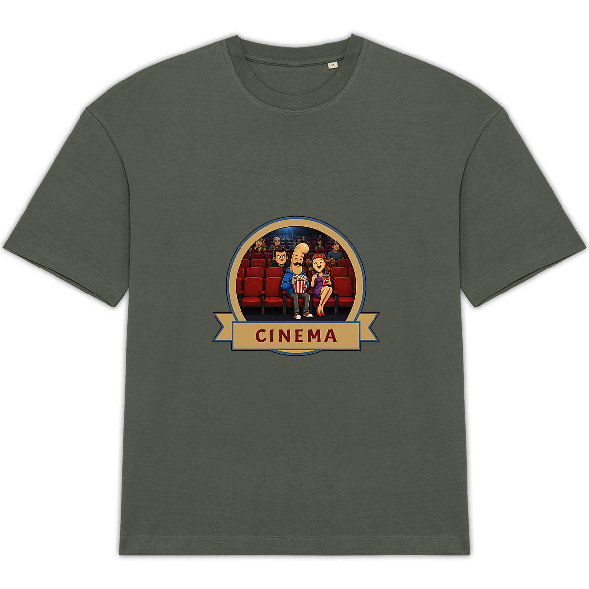 T-shirt Unisexe Oversized Kékette et Vagina au cinéma - Image