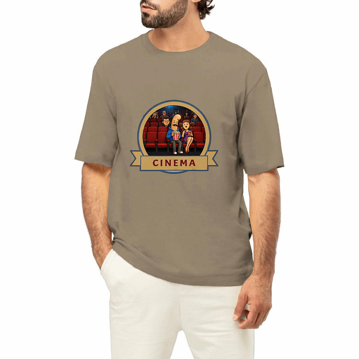 T-shirt Unisexe Oversized Kékette et Vagina au cinéma
