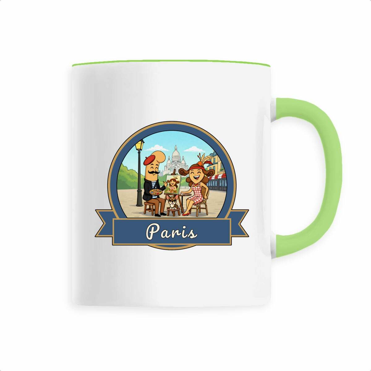 Mug céramique "Kékette et Vagina à Paris-Montmartre" - Image