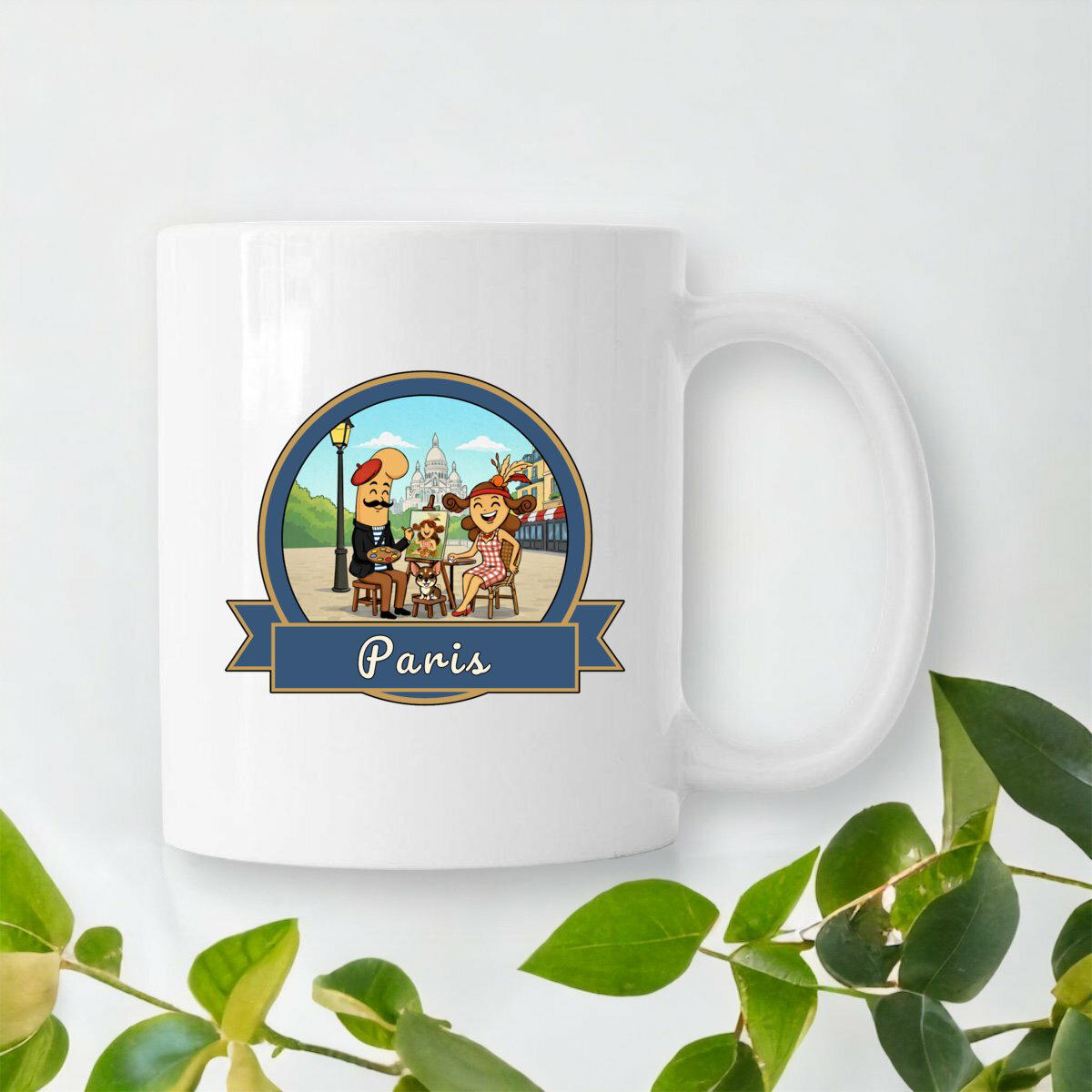 Mug céramique "Kékette et Vagina à Paris-Montmartre"