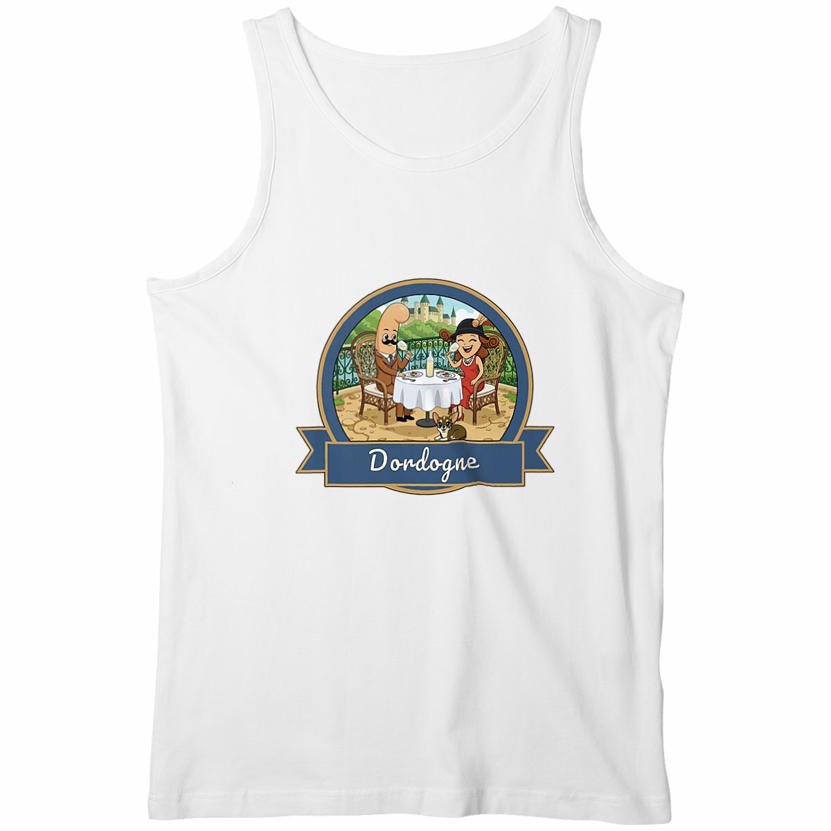 Débardeur homme "Kékette et Vagina en Dordogne" - Image