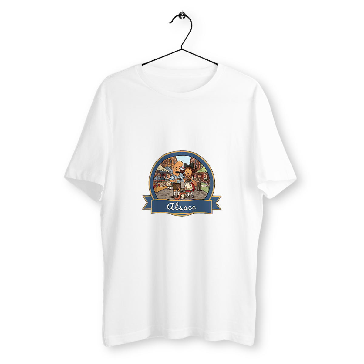 T-shirt Unisexe Classique "Kékette et Vagina en Alsace"