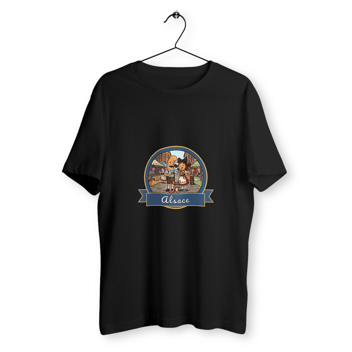 T-shirt Unisexe Classique "Kékette et Vagina en Alsace" - Image