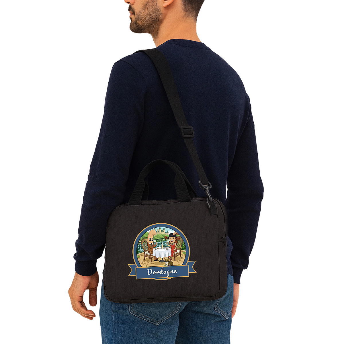 Sac pour ordinateur portable "Kékette et Vagina en Dordogne"