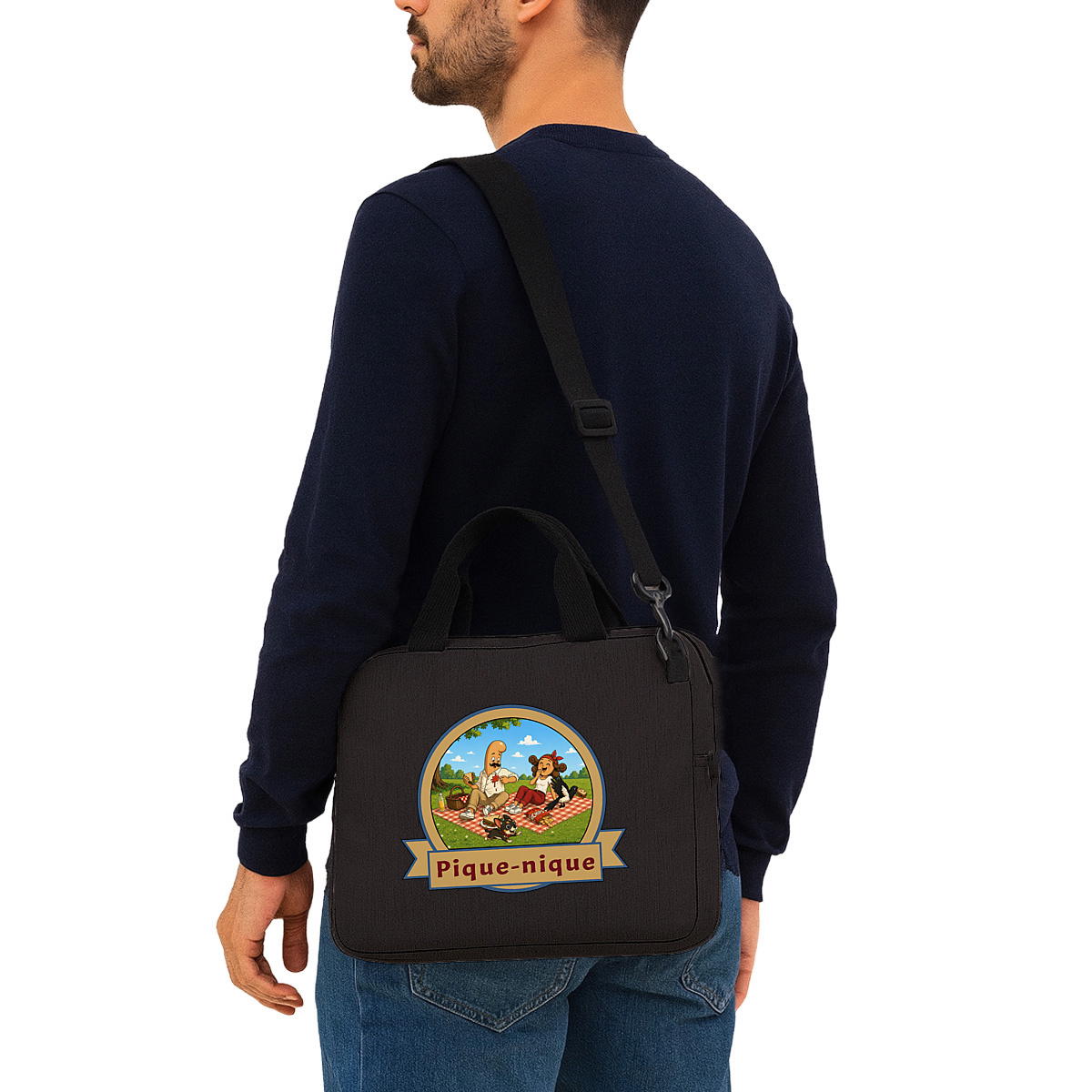 Sac pour ordinateur portable Kékette et Vagina au pique-nique