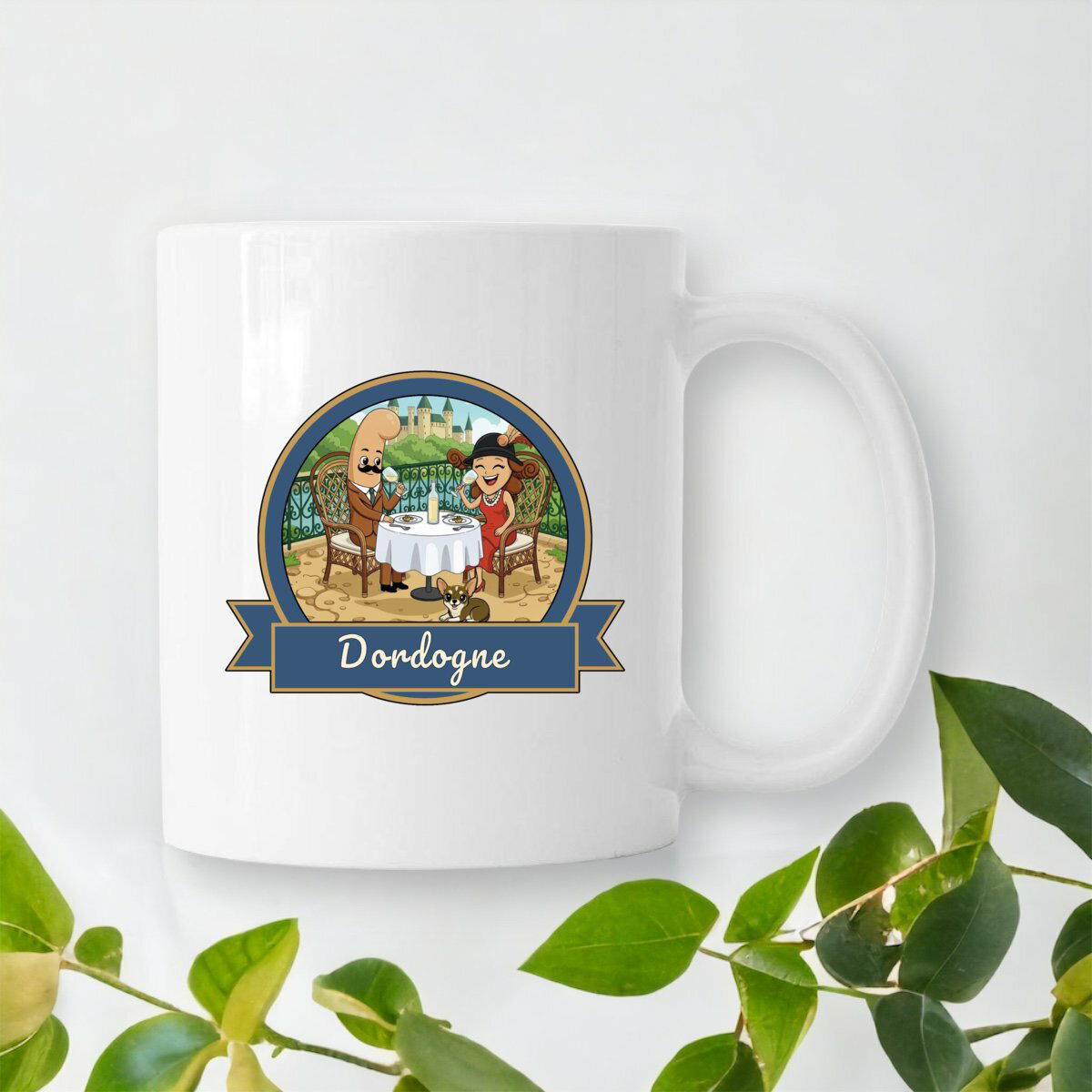 Mug céramique "Kékette et Vagina "Dordogne"