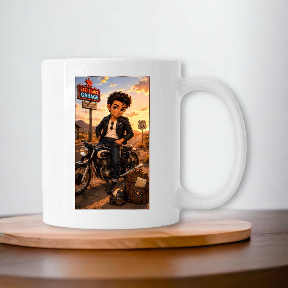 Image front Gourde Iso Biker Steven - Rockachibi