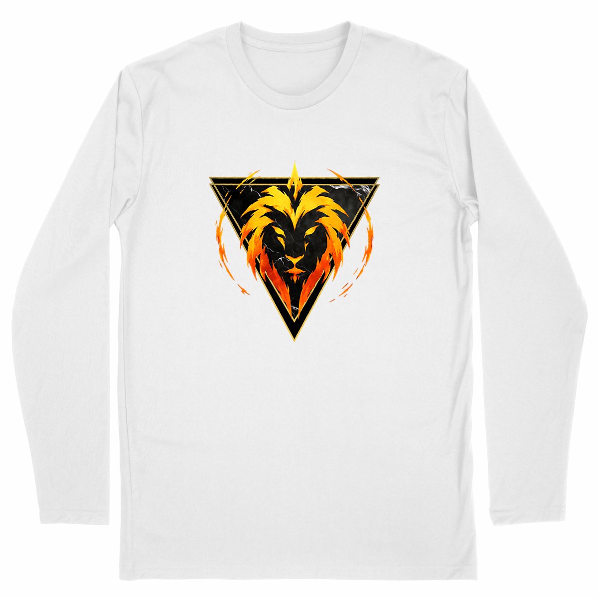 T-shirt Homme classique manches longues - Lion du Zodiaque par Kek-Ina - Image