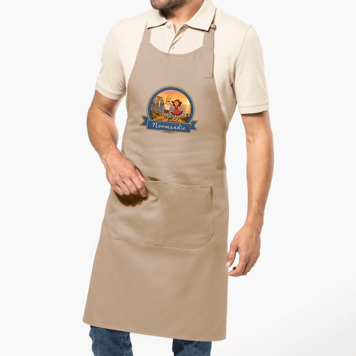Image front T-shirt Unisexe Classique - Kek et Ina en Normandie