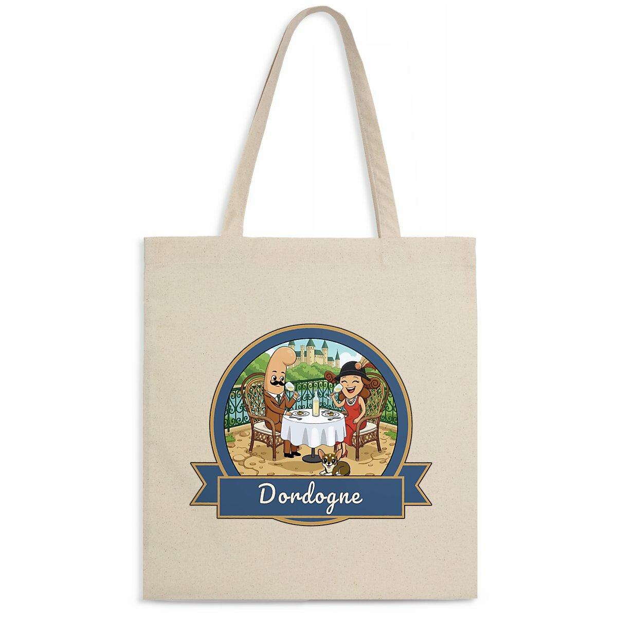 ToteBag léger "Kékette et Vagina en Dordogne" - Image