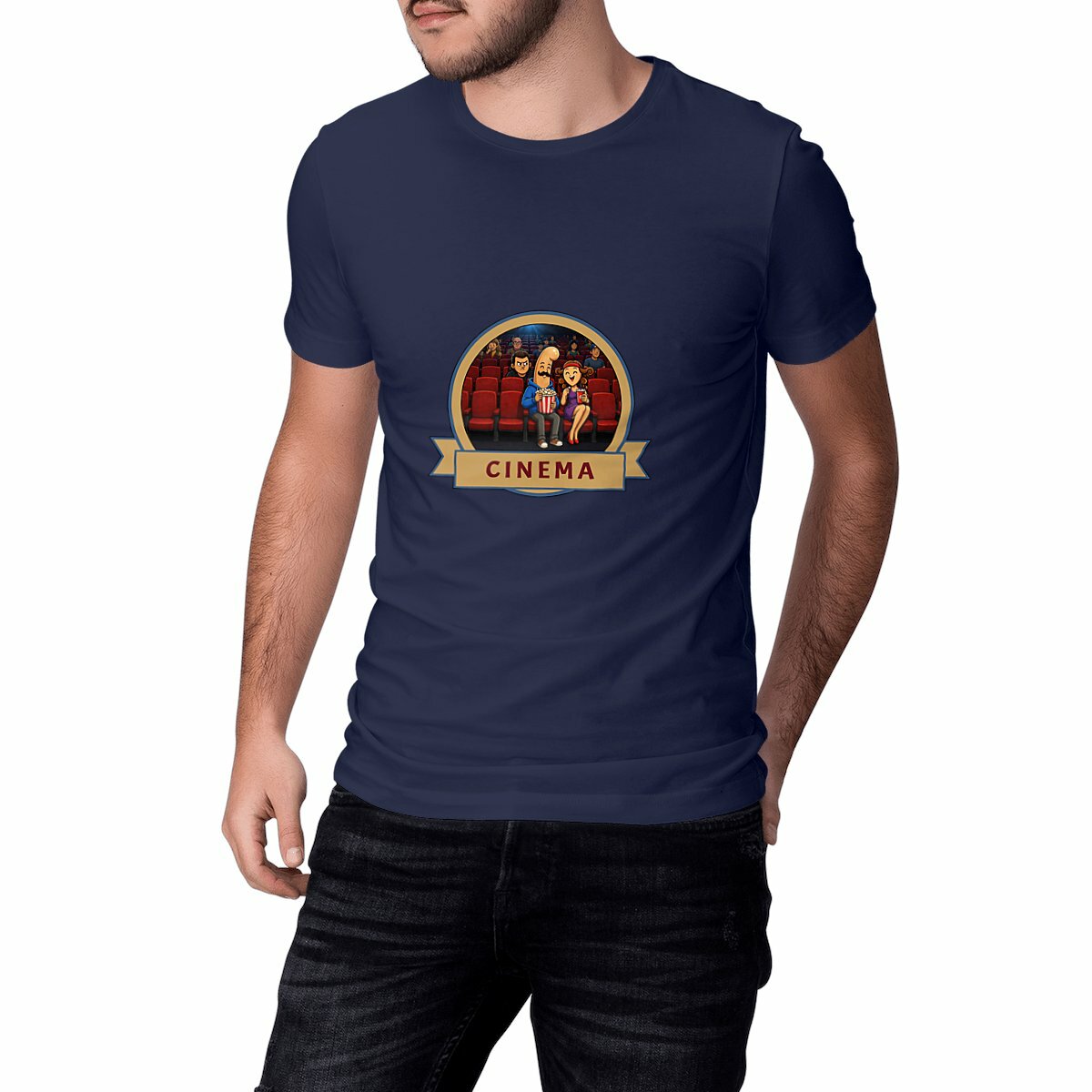 T-shirt Unisexe Classique : Kékette et Vagina au cinéma