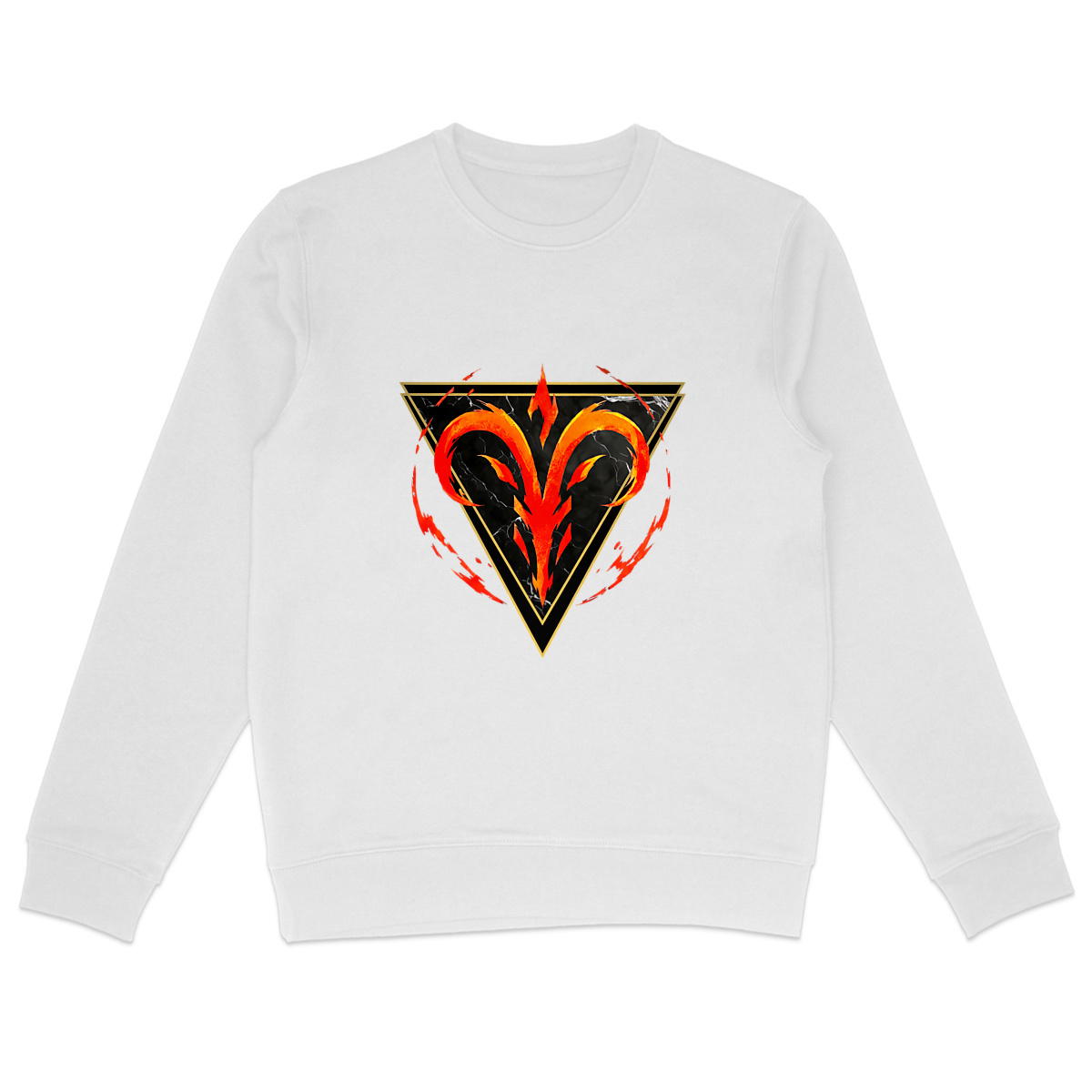Sweat-shirt Léger Unisexe Zodiac par Kek-Ina : Bélier - Image