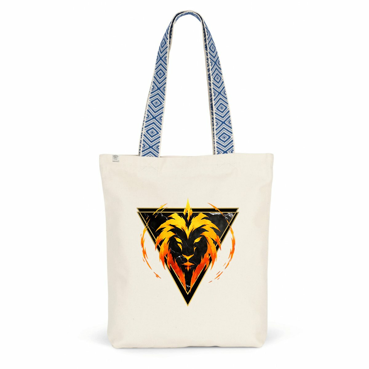 Totebag ethnique : Lion du Zodiaque par Kek-Ina - Image