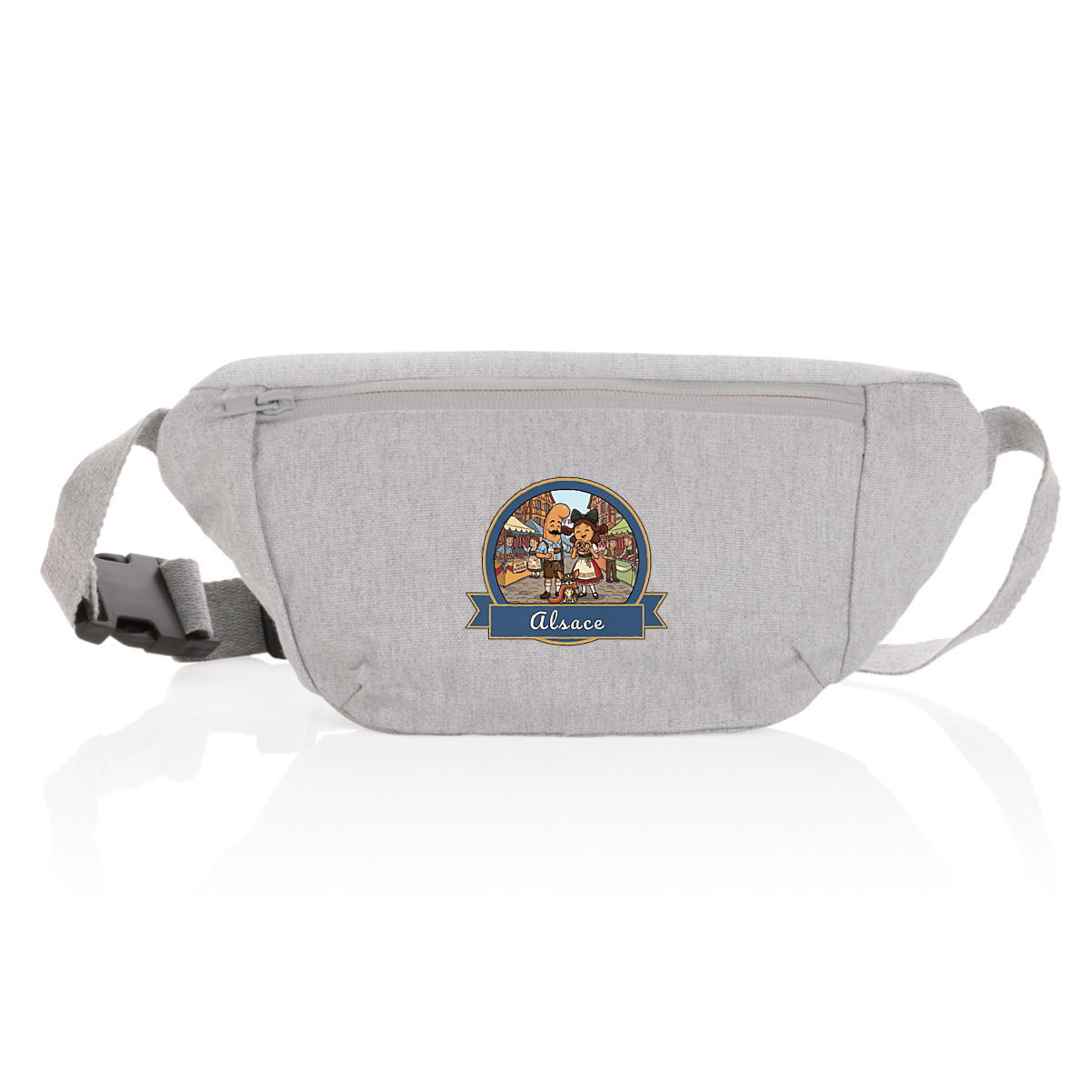 Image front Sac banane en toile Alsace – Kek et Ina en Alsace