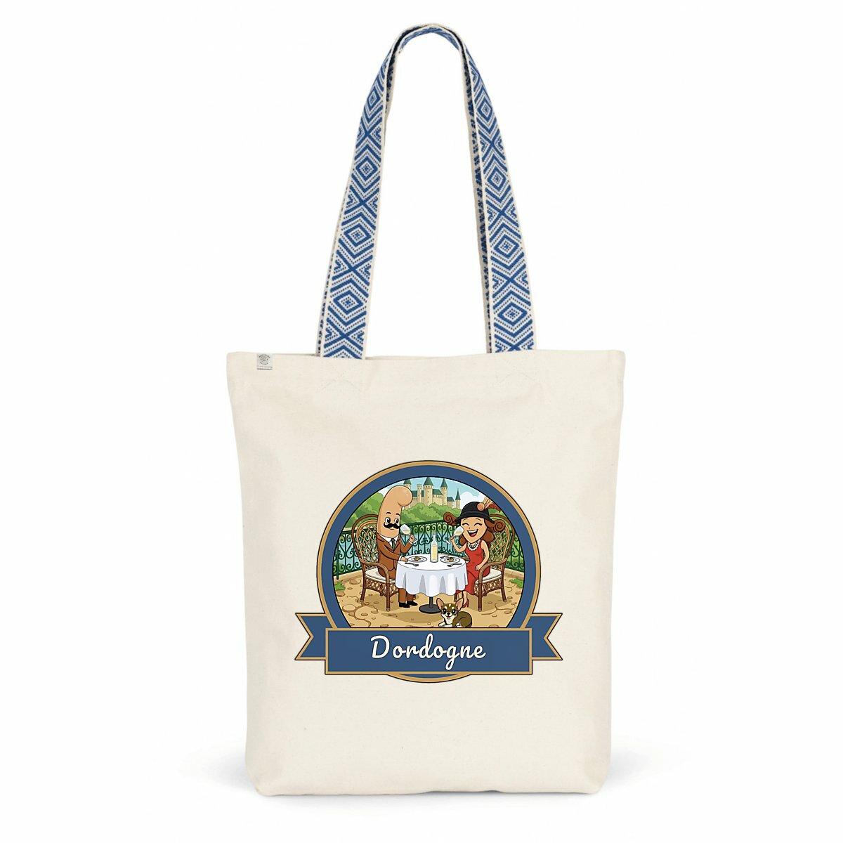 Totebag ethnique "Kékette et Vagina en Dordogne" - Image