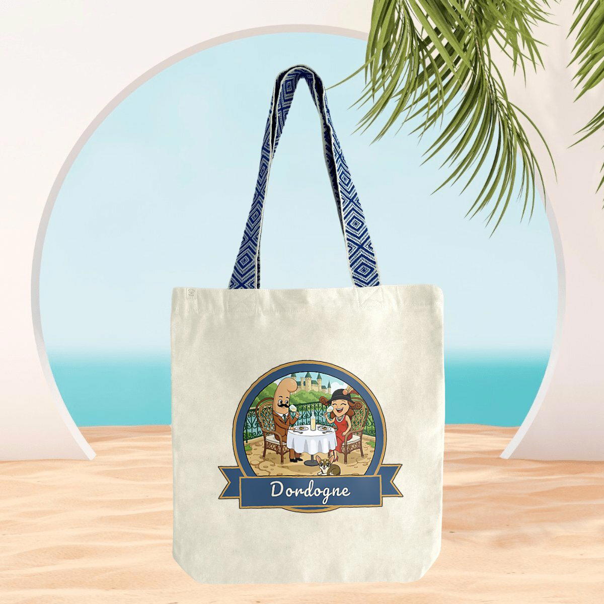 Totebag ethnique "Kékette et Vagina en Dordogne"