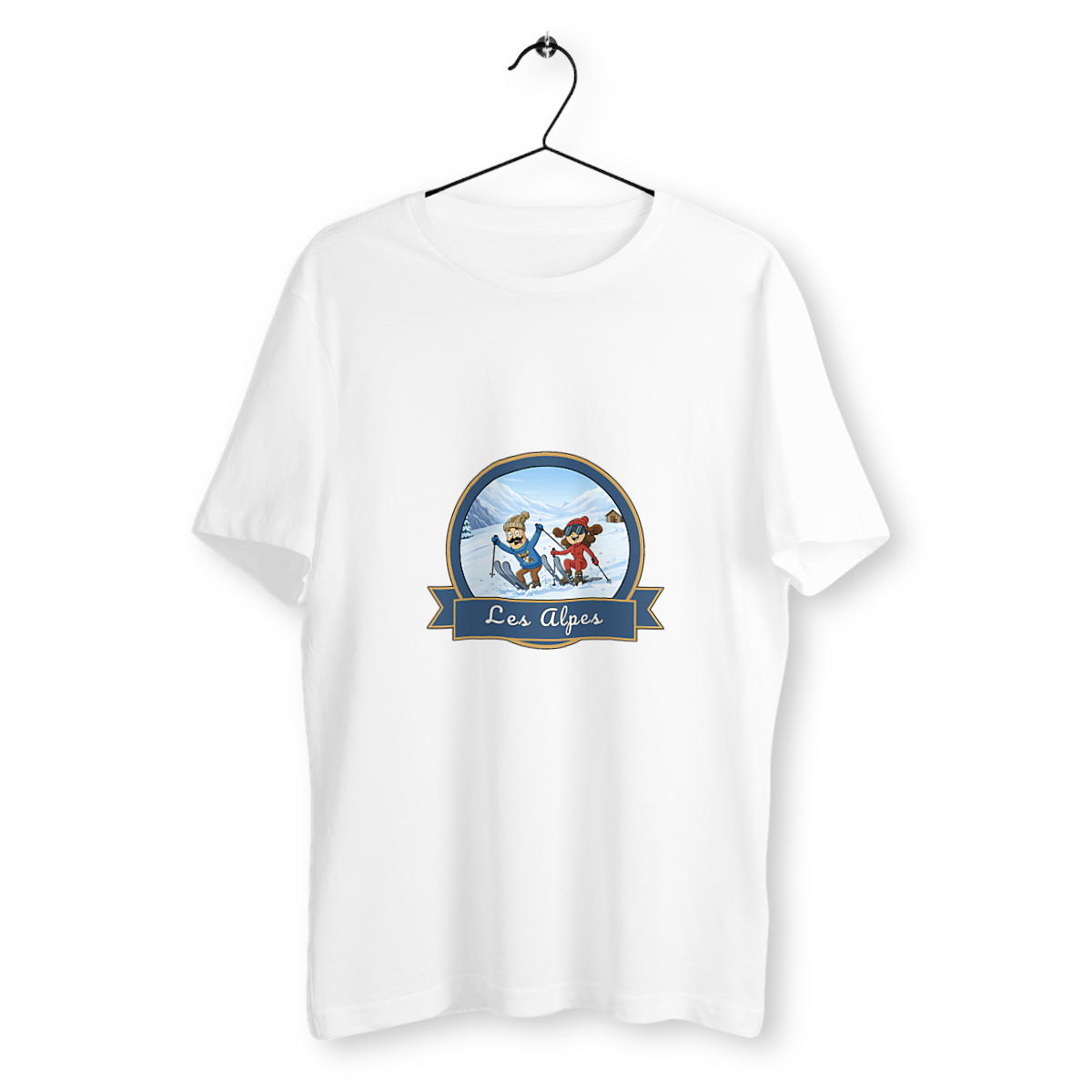T-shirt Unisexe Classique "Kékette et Vagina dans les Alpes"