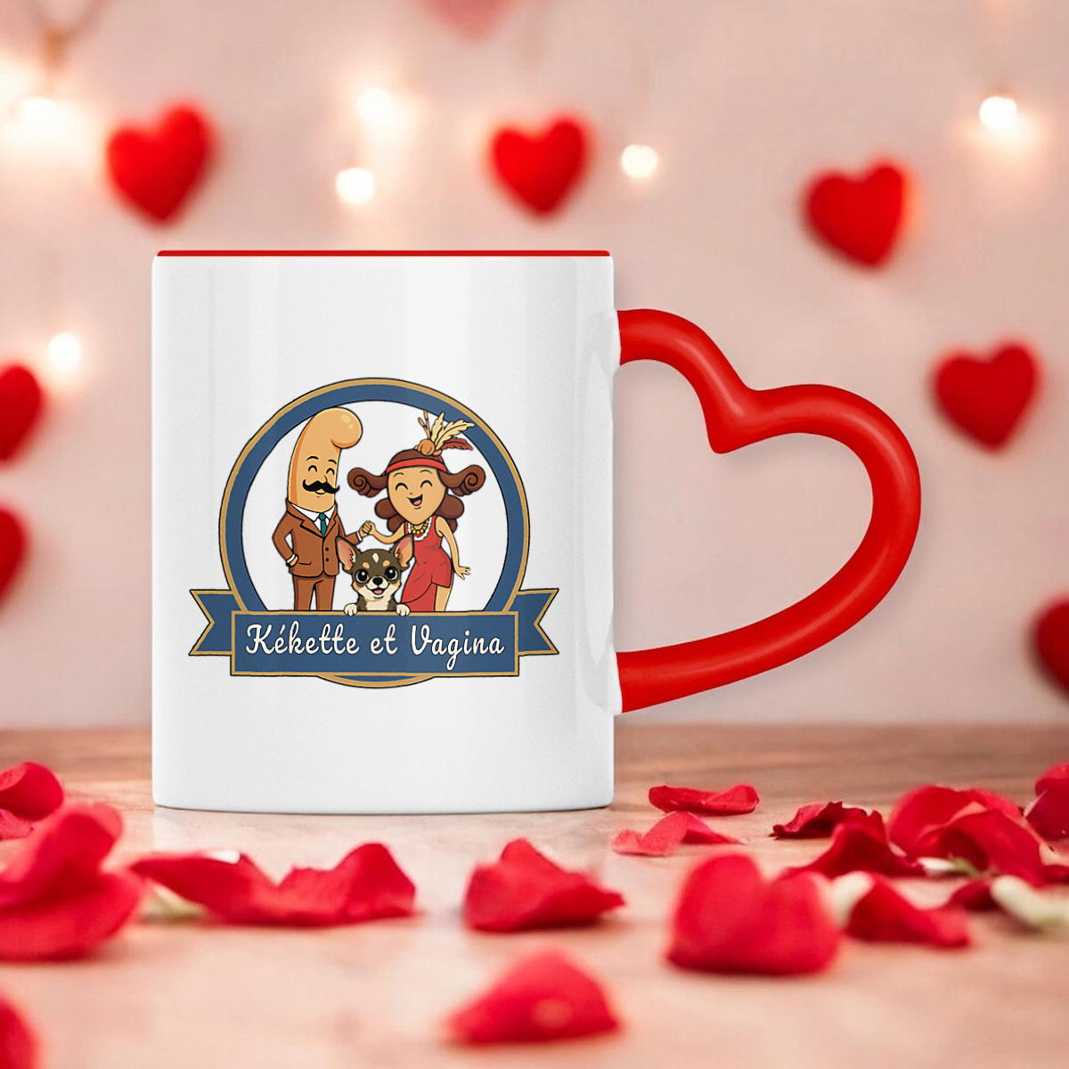 Mug signature: Kékette et Vagina (logo officiel)