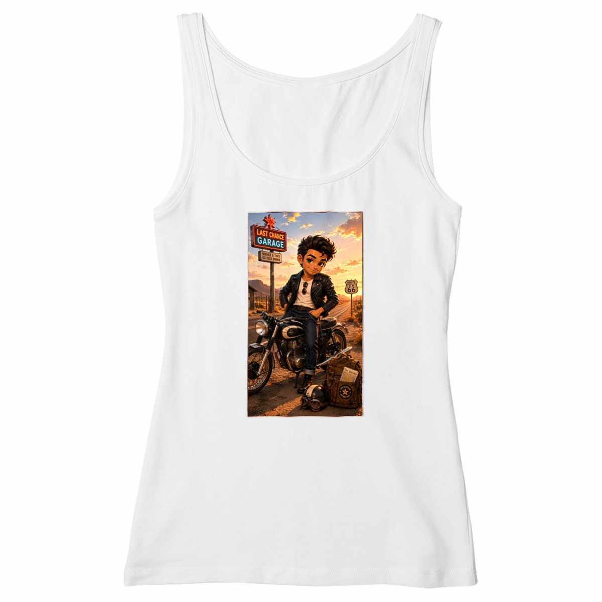 Image front Gourde Iso Biker Steven - Rockachibi
