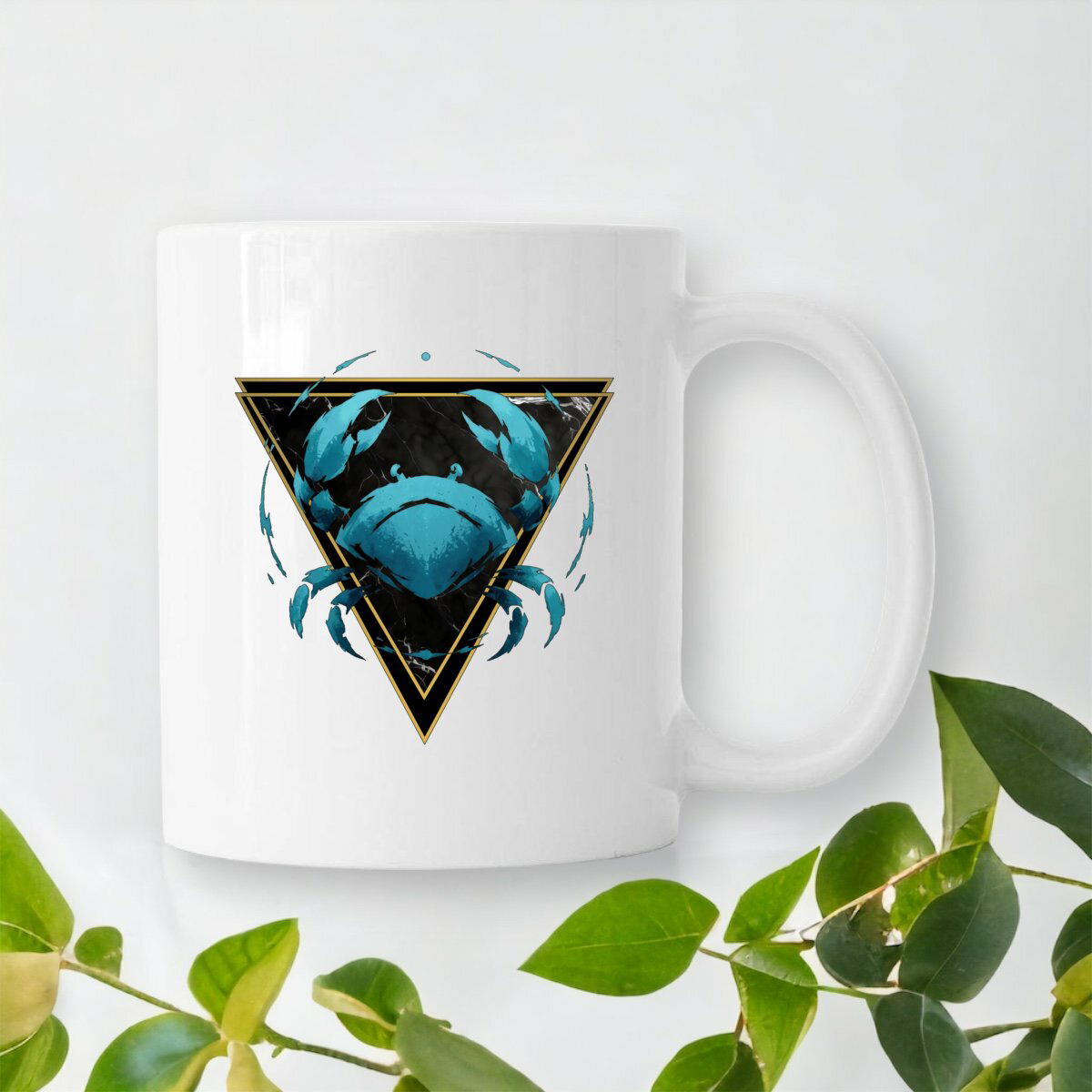 Image front Mug Céramique Cancer - Tasse Signe Astrologie Eau Idée Cadeau Originale