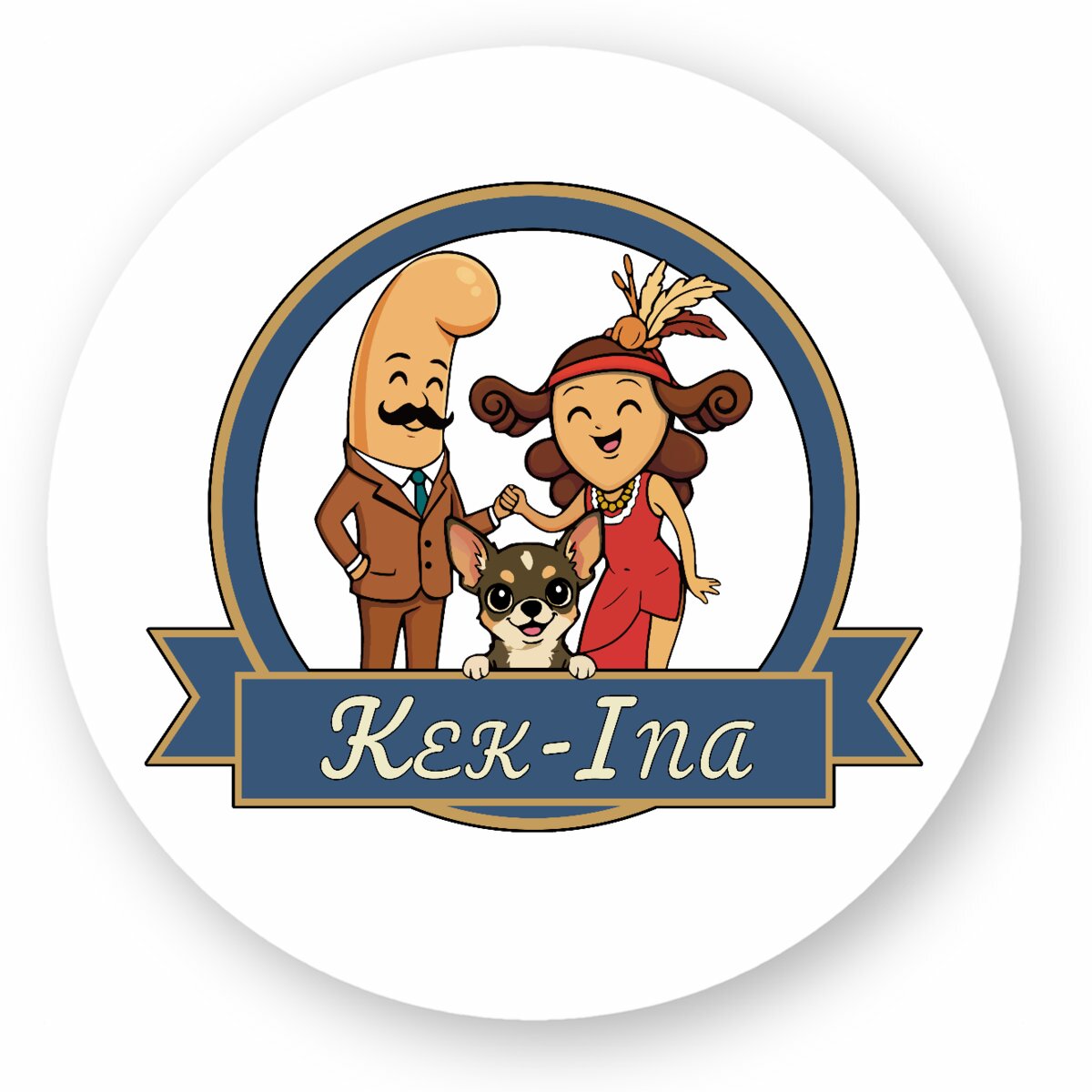 Stickers signature "Kek-Ina"