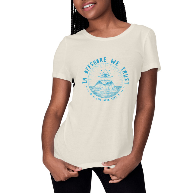 ORGANIC TEE WOMAN [IN OFFSHORE WE TRUST]