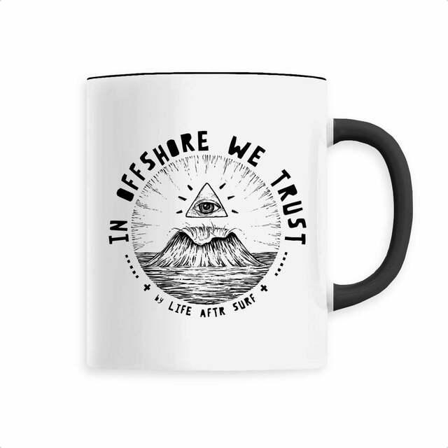 TAZA CERÁMICA [IN OFFSHORE WE TRUST]