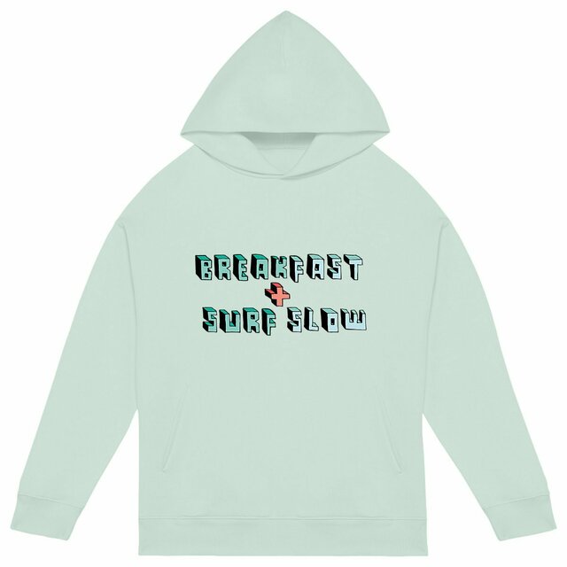 sudadera oversize BREAKFAST + SURFSLOW