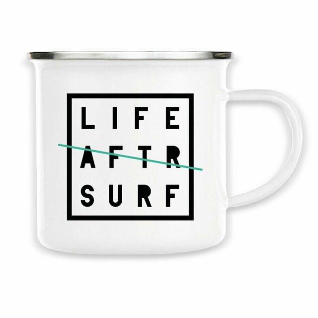taza metal LIFE AFTR SURF
