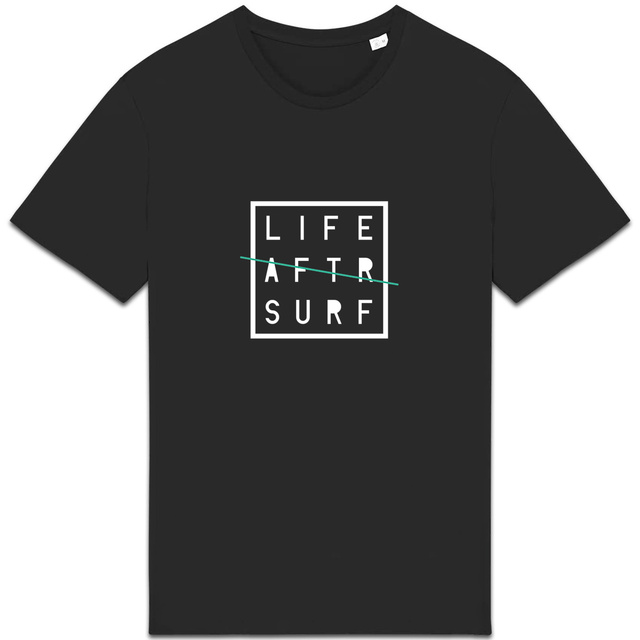 camiseta algodón orgánico LIFE AFTR SURF