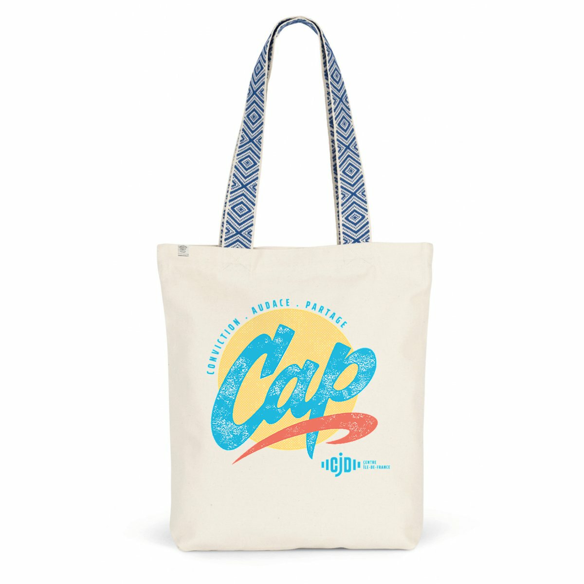 Totebag ethnique logoté CAP