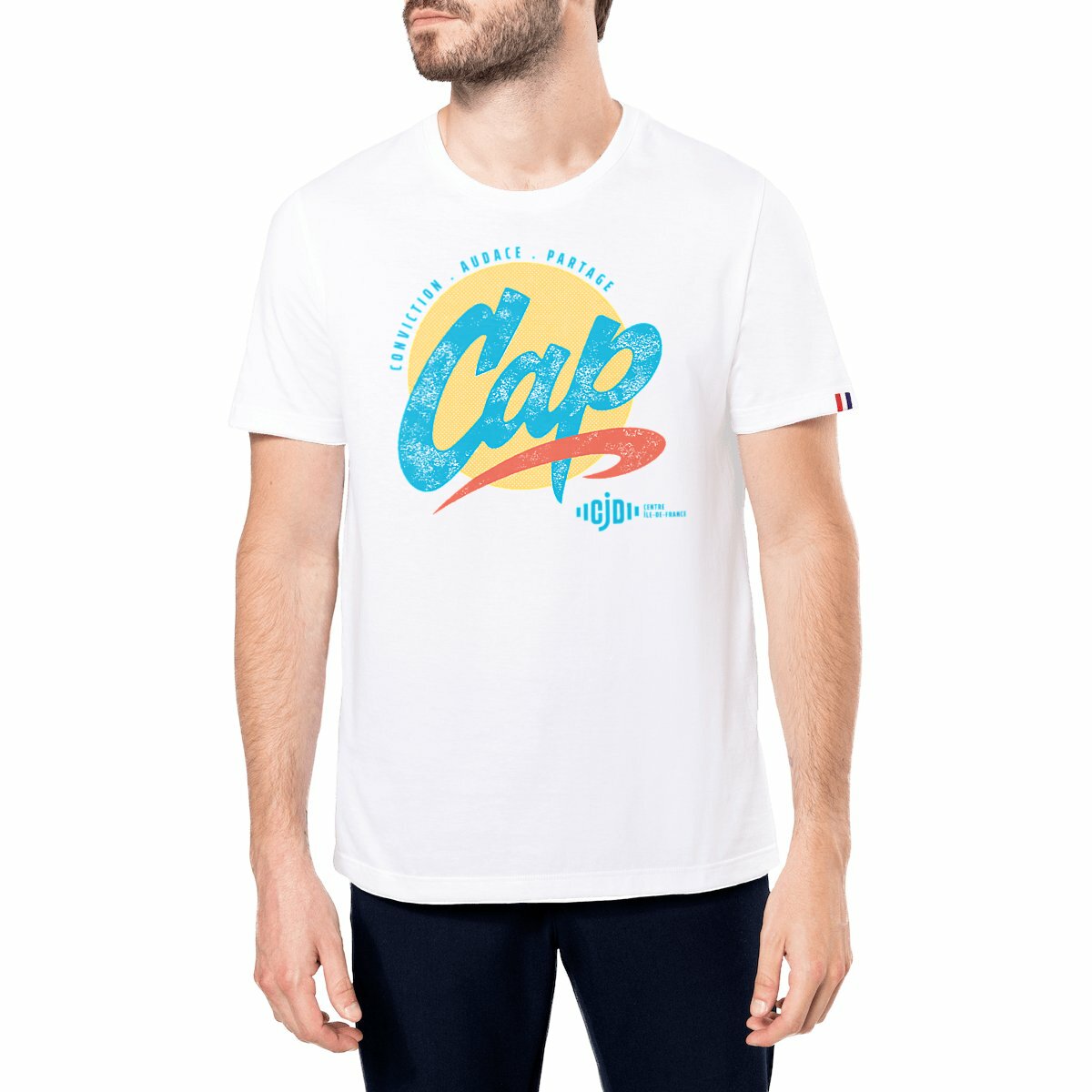 T-shirt Homme Made in France logoté CAP