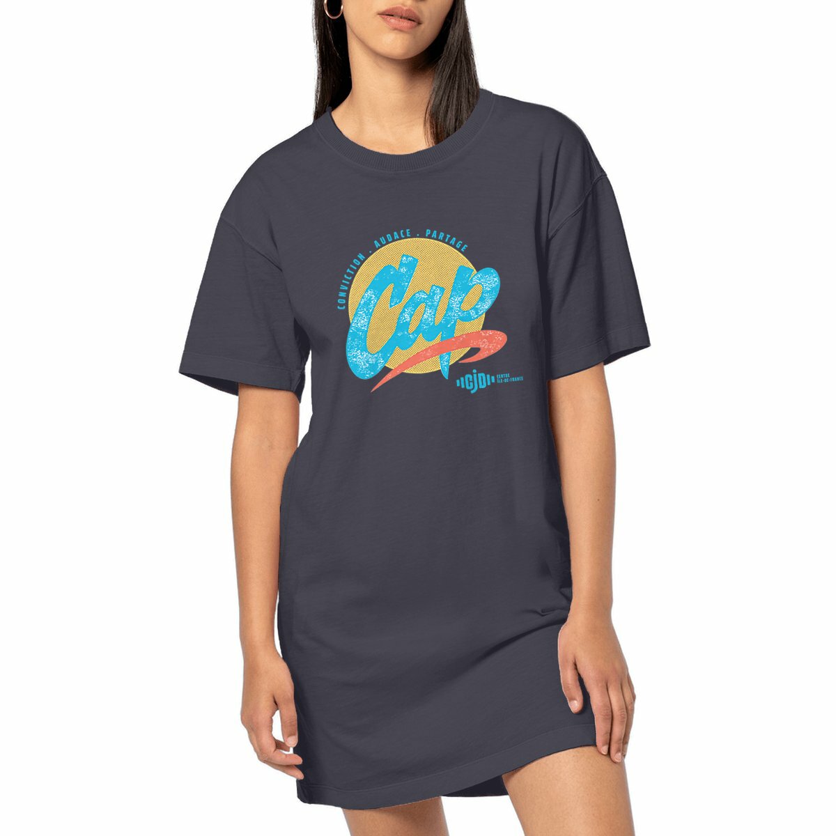 Robe T-shirt Vintage Femme logoté CAP