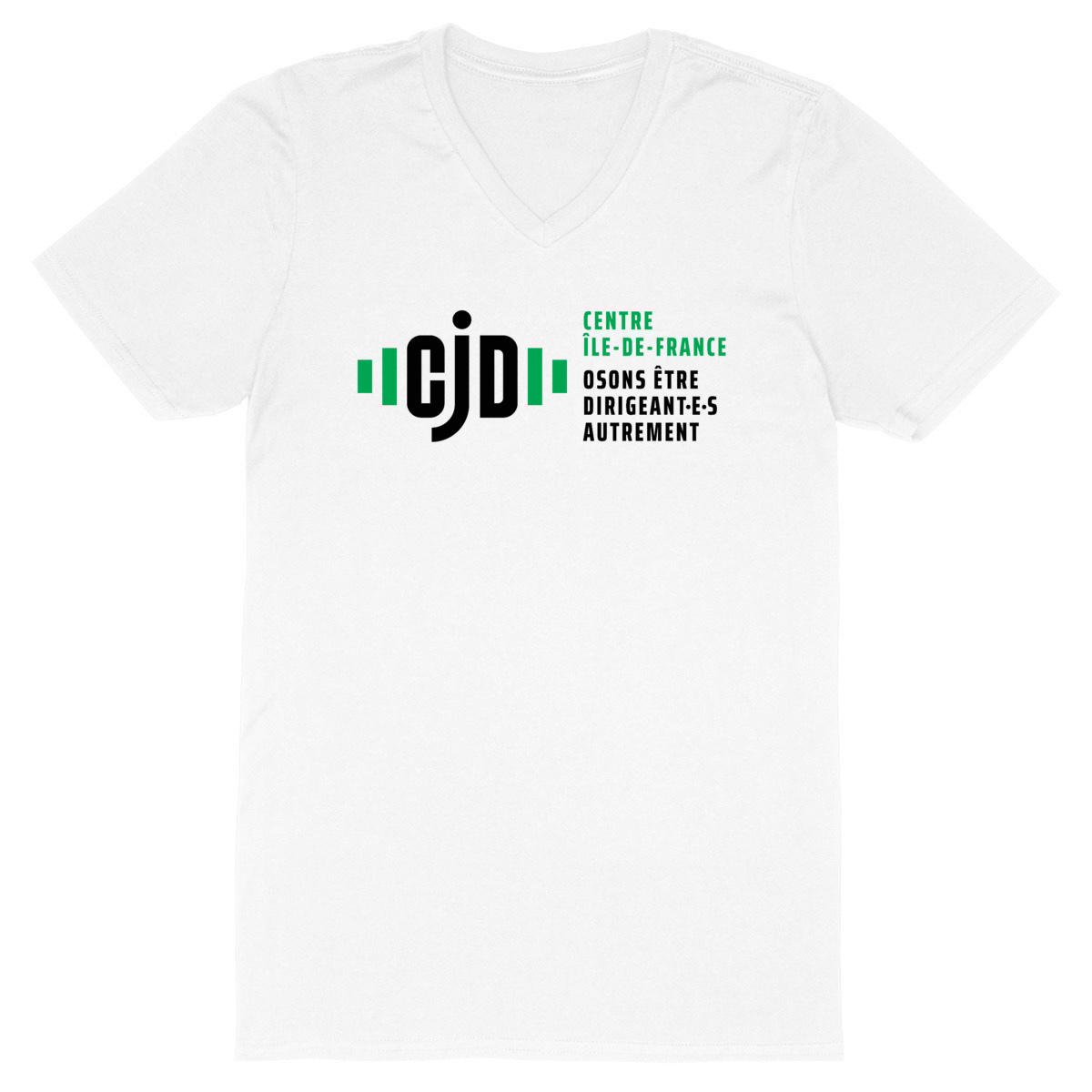 T-shirt col V - CJD Centre Ile de France