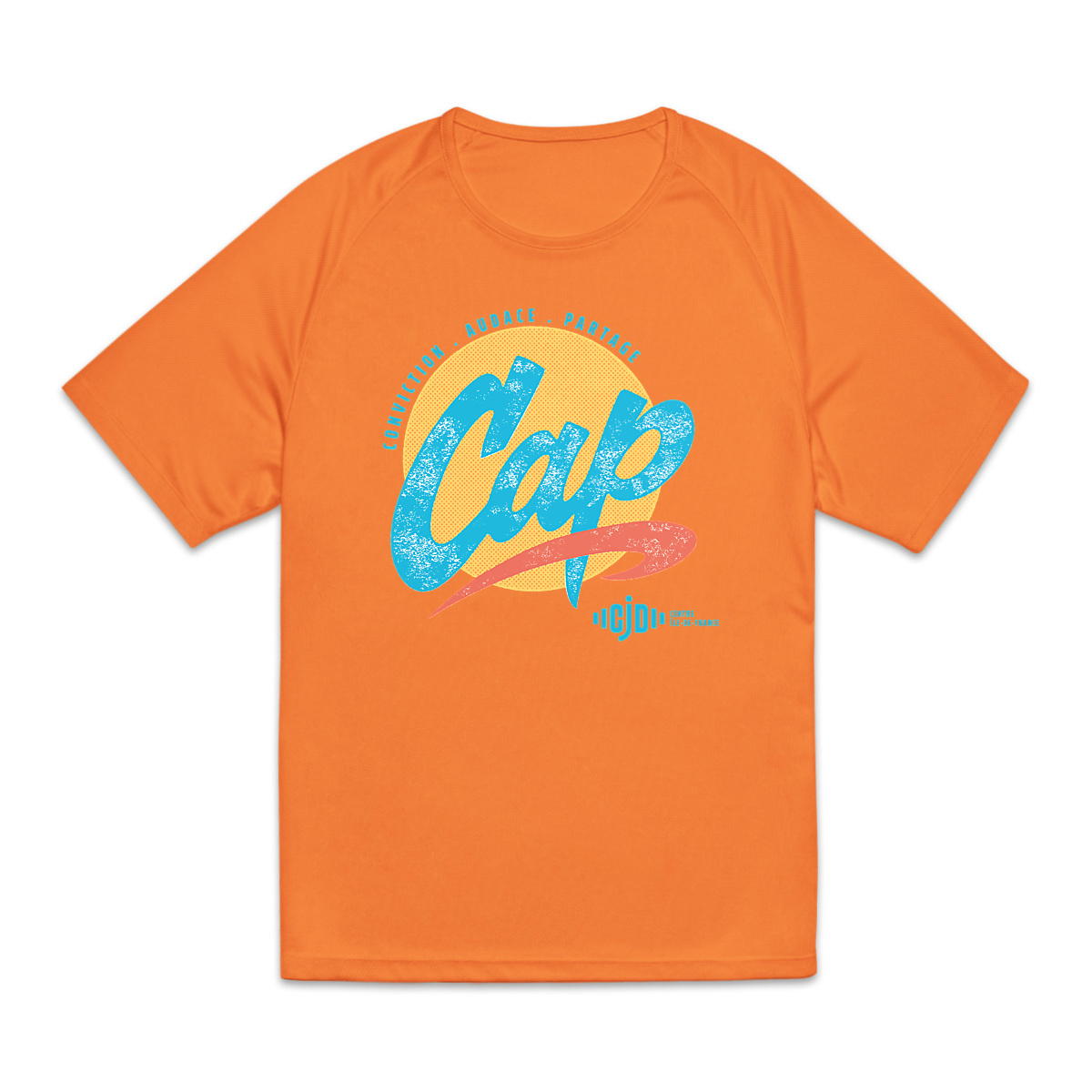 T-shirt de sport recyclé pour homme logoté CAP - Image