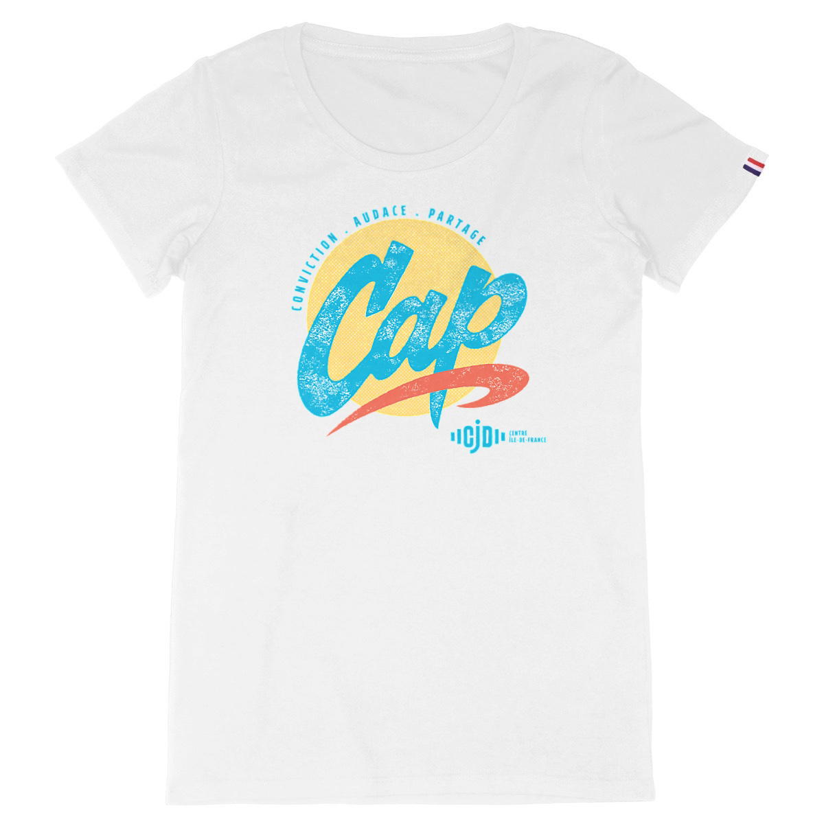 T-shirt Femme Made in France logoté CAP - Image