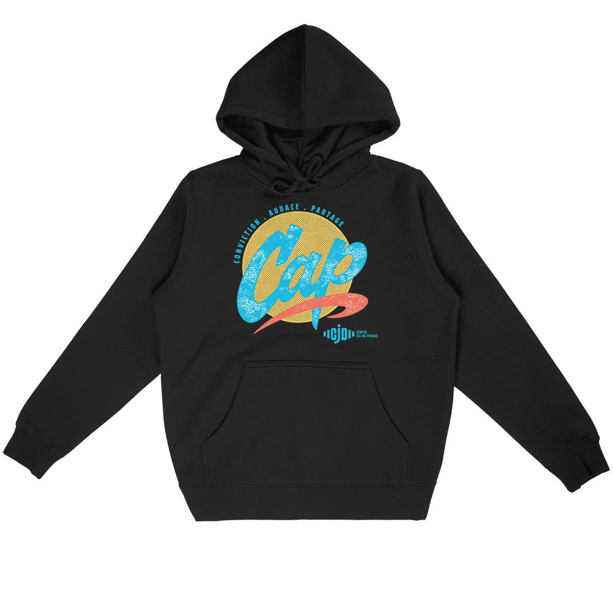 Sweat à capuche léger CAP CJD CIDF (v2)