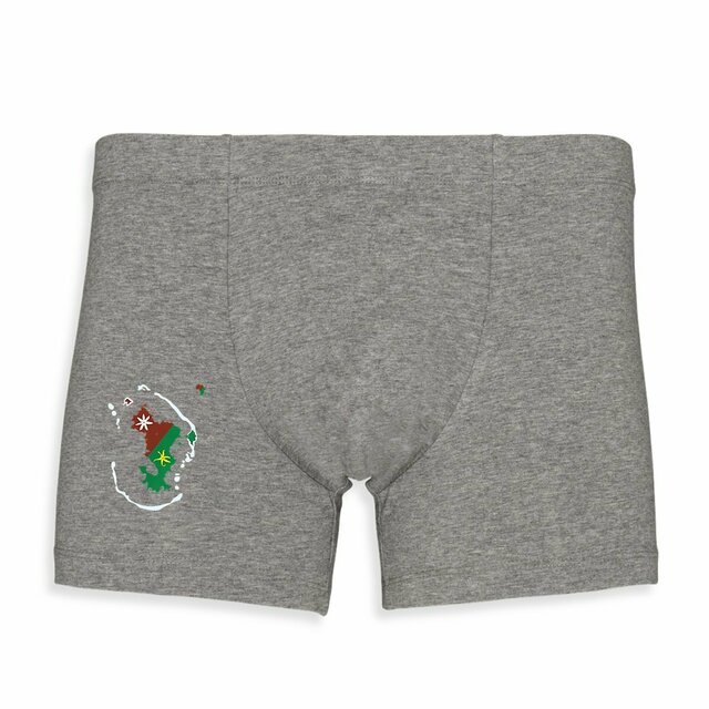Image front Boxer Homme - Premium Plus - Ramani ya Maore - Carte de Mayotte 