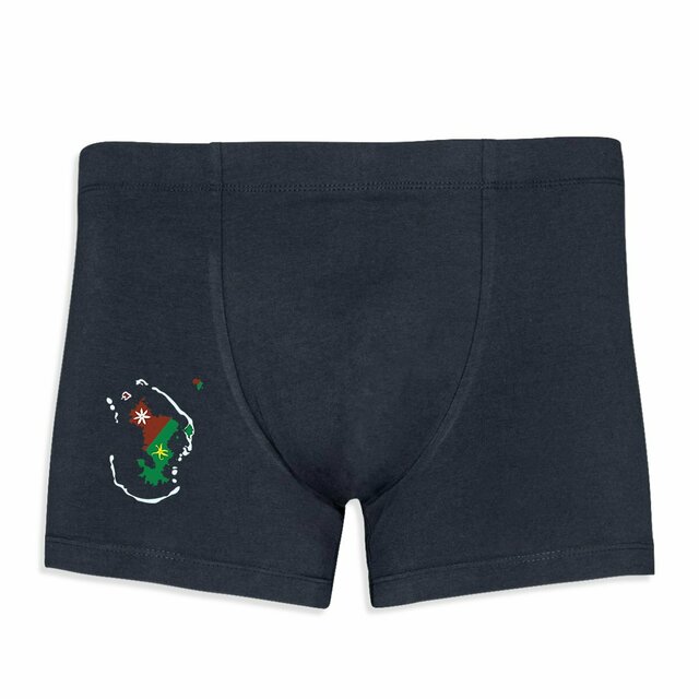 Image back Boxer Homme - Premium Plus - Ramani ya Maore - Carte de Mayotte 