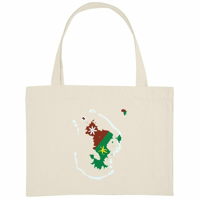Image front Shopping bag - Premium Plus - Ramani ya Maore - Carte de Mayotte - #accessoires