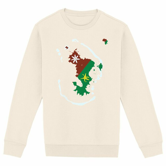 Image back Sweat-shirt Unisexe - Premium Plus - Ramani ya Maore - Carte de Mayotte 