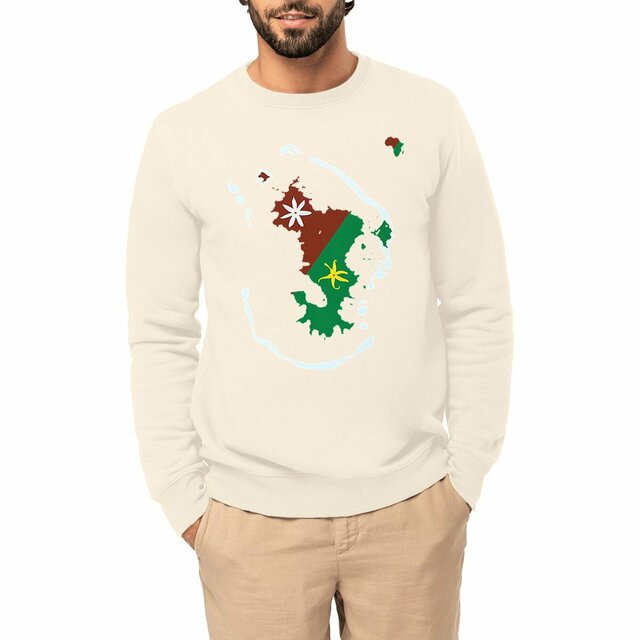 Image front Sweat-shirt Unisexe - Premium Plus - Ramani ya Maore - Carte de Mayotte 
