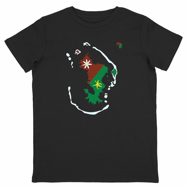 Image back T-shirt Enfant - Change - Ramani ya Maore - Carte de Mayotte 