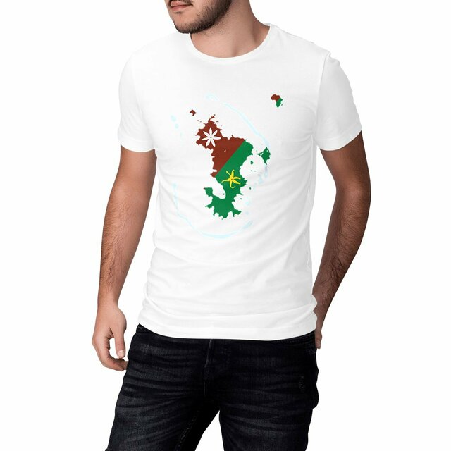 Image front T-shirt Unisexe - Change - Ramani ya Maore - Carte de Mayotte 
